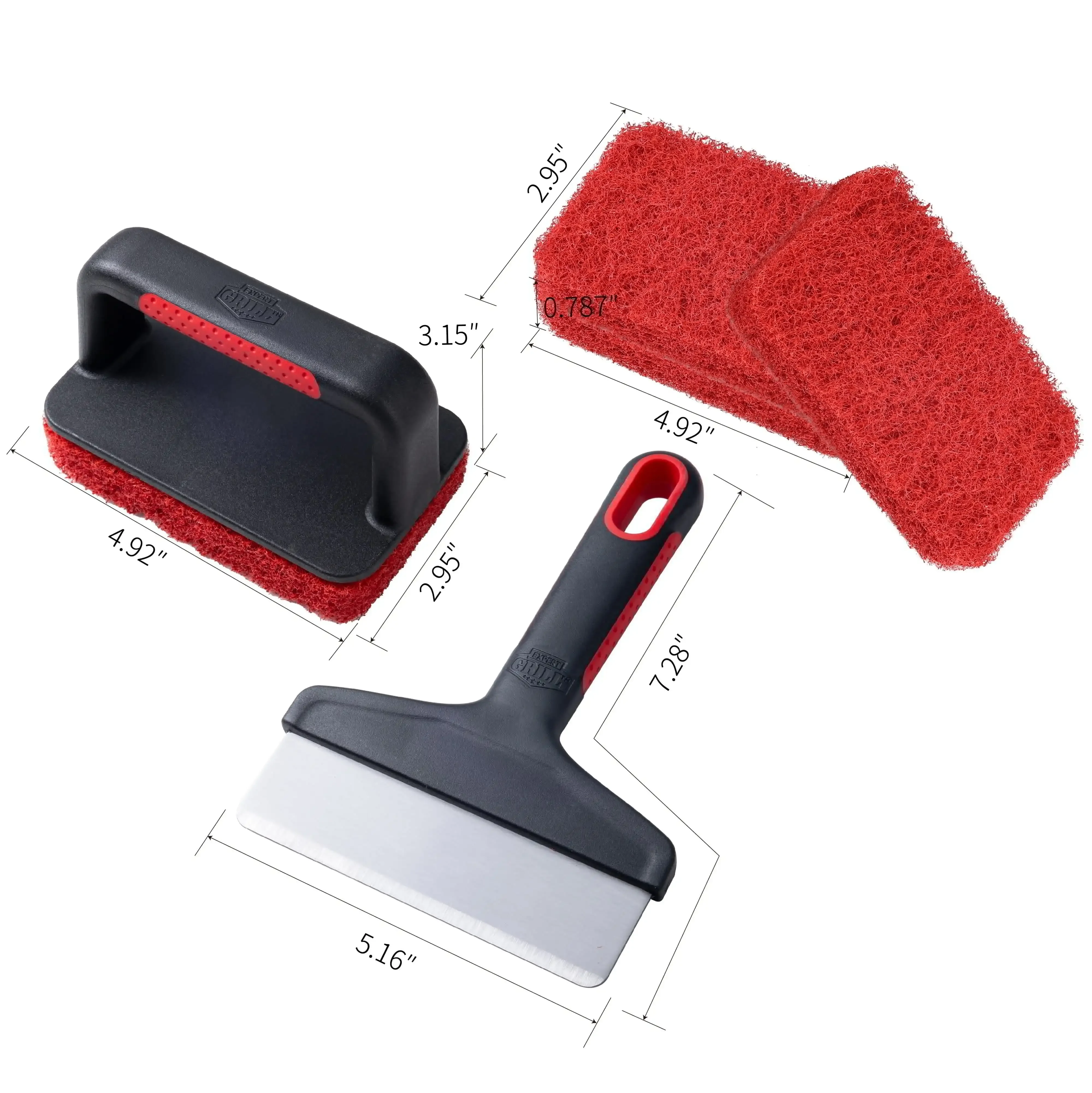 Griddle Cleaning Kit,5 Pieces