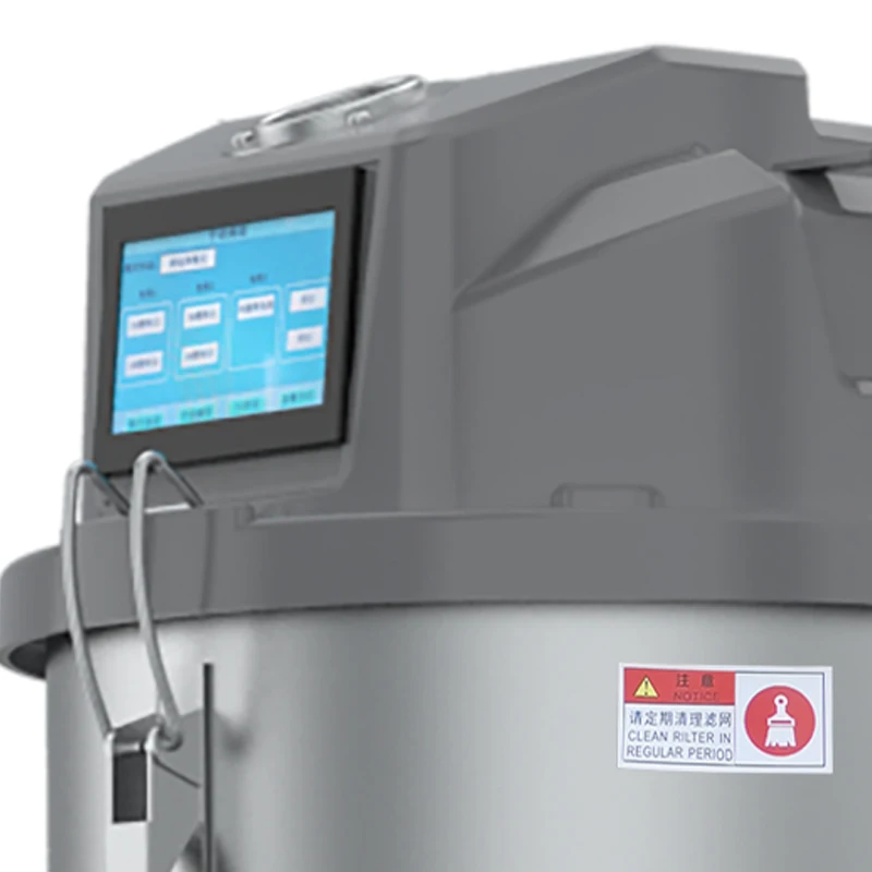 Industrial Dust Collector DX30-AM22 Three Phase 380V Vacuum Cleaner with LCD Panel Real-Time Filter Monitoring