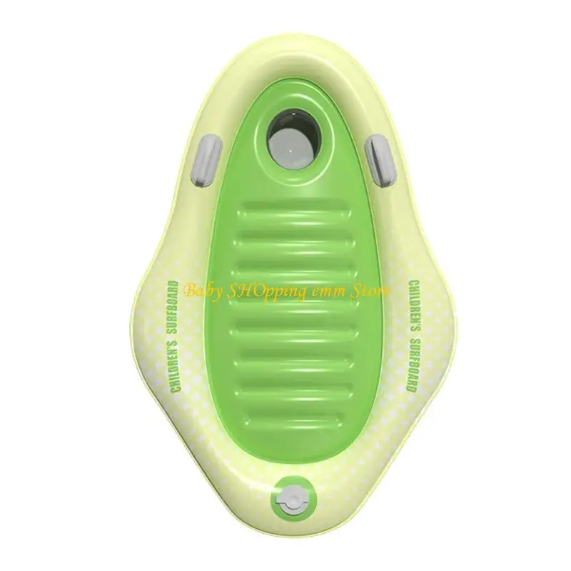 

23GD Children Inflatable Surfboard Thickened PVC Press Design Stable Floating Device For Pool Ocean Activities