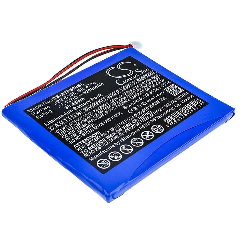 7.4V 5200mAh Battery BE-6398 BE-6784 for Aetep AT800 AT810 AT820 AT830 AT850 AT-800 AT-810 AT-820 AT-830 AT-850 +TOOL