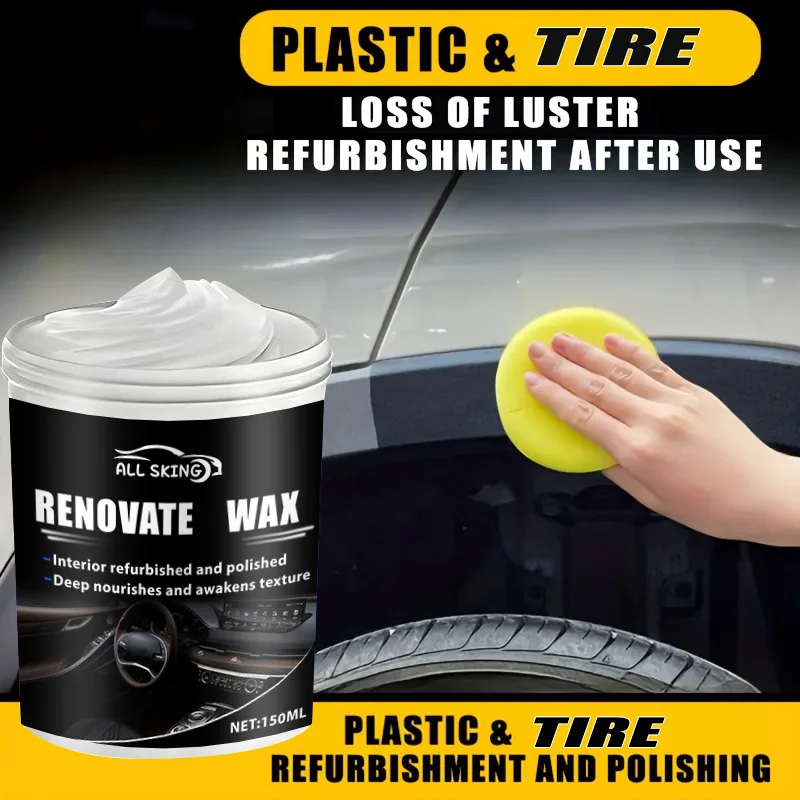 

Многоцелевой автомобильный воск для ремонта салона, средство для ремонта пластиковых деталей, средство для защиты шин, средство для отбеливания, губка