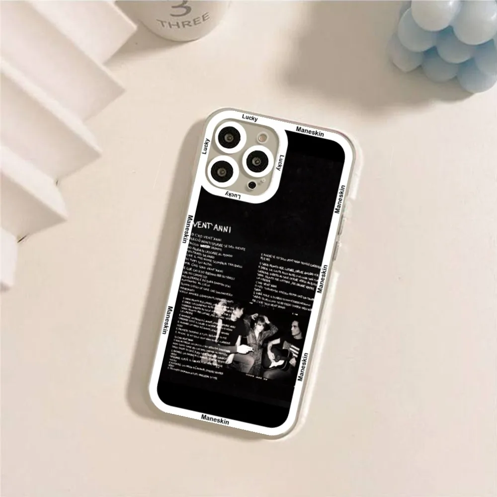 Maneskin Damiano David Phone Case For iPhone 12 11 13 14 Pro Max XR XS Max X SE2020 7 8 Plus Case