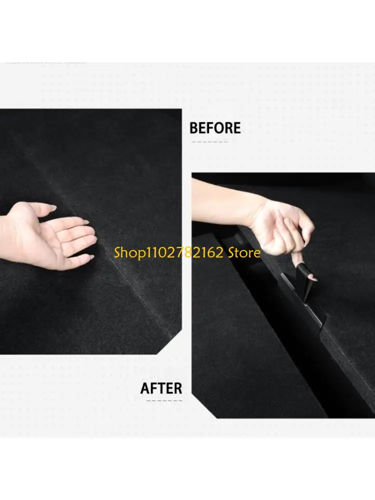 547B Trunk Handle Invisible Designs Quick Release Strong ABS Trunk Pull Rope Invisible Trunk Release Handle Strong for Vehicl