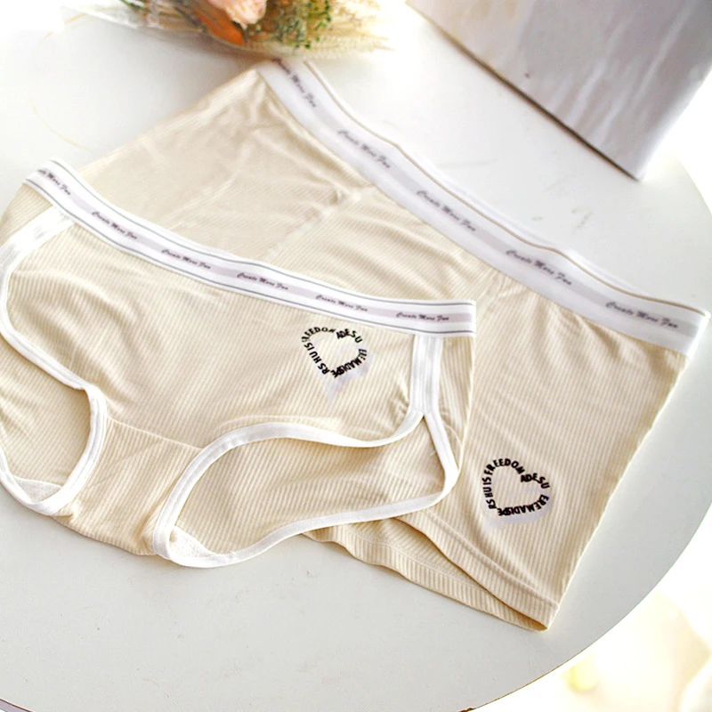 Sports Couple Underwear Sexy Couple Panties Women Panties Briefs Men Boxer Shorts Lingerie Modal Antibacterial Lover Underpants