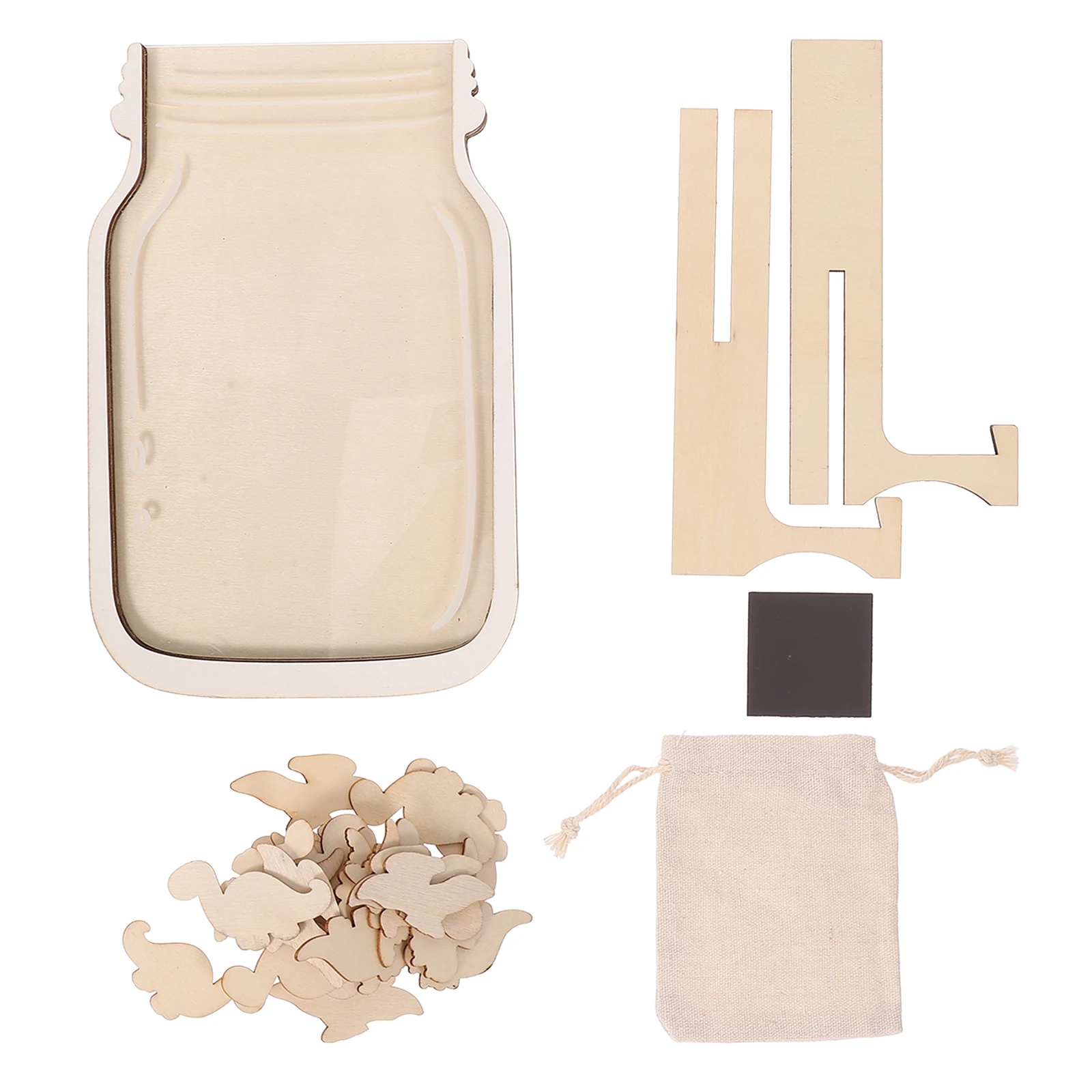 

1Set Dinosaur Reward Jar Classroom Decorative Functional Behavior Improvement Tool Reward Jars Unfinished Wood Dinosaur