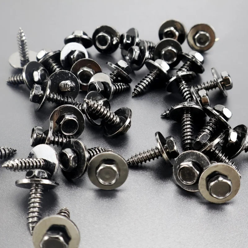 Car Screw Base U Clip Car Modification Fastener Metal Fender Bumper Protection Clip Interior Accessories Automobile Fasten