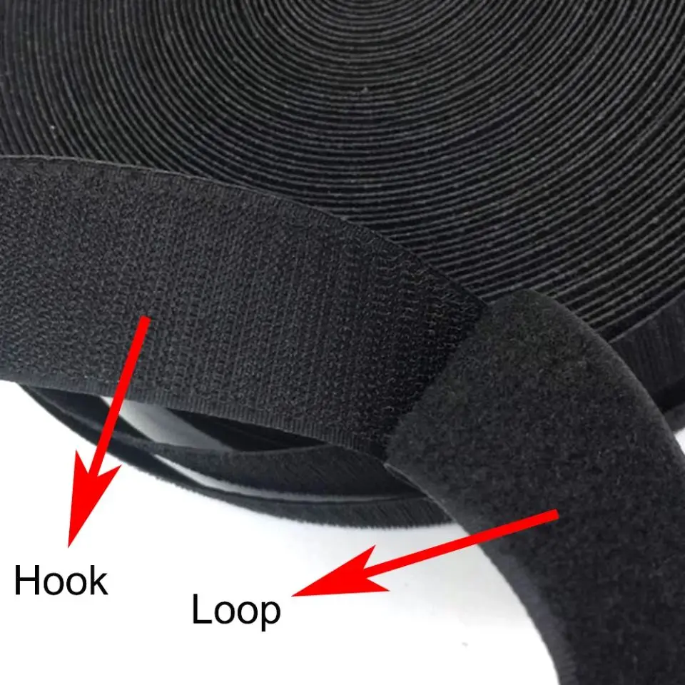 25Meter/Pair Reusable Non-adhesive Hook and Loop Fastener Tapes Magic Nylon Sticker Sewing on Accessories DIY 20/25/30/50mm Wide