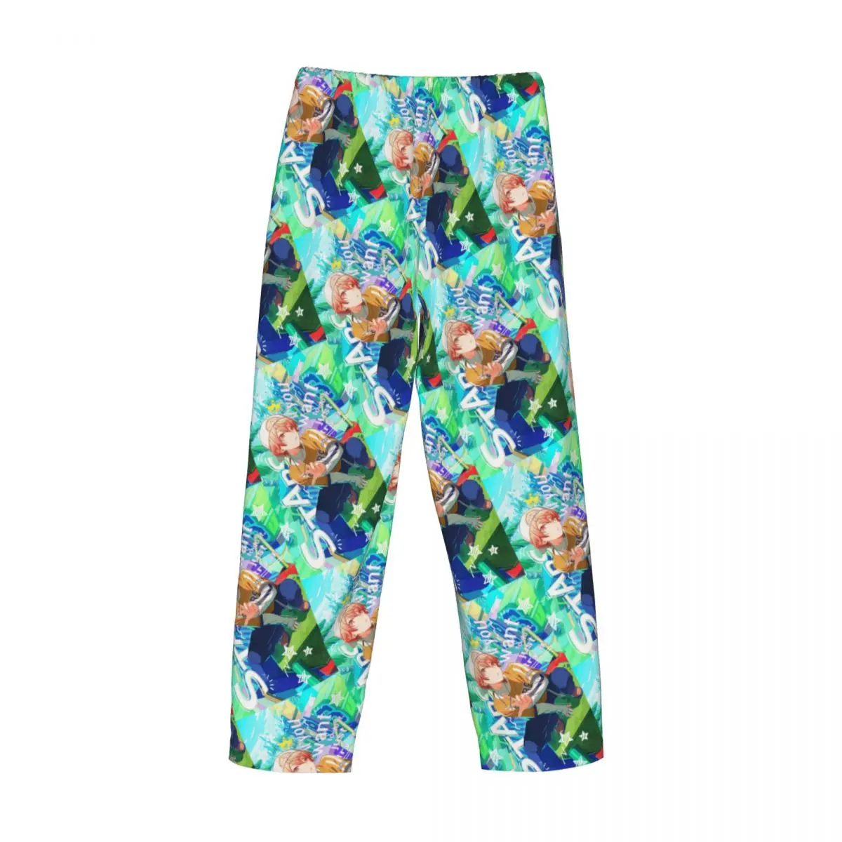 مخصص طباعة الرجال Tsukasa أنيمي Tenma بيجامة السراويل ملابس خاصة صالة النوم قيعان مع جيوب