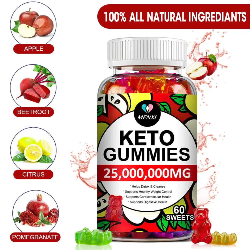 Slimming Keto Gummies For Weight Loss Fat Burn Appetite Suppressant Detox