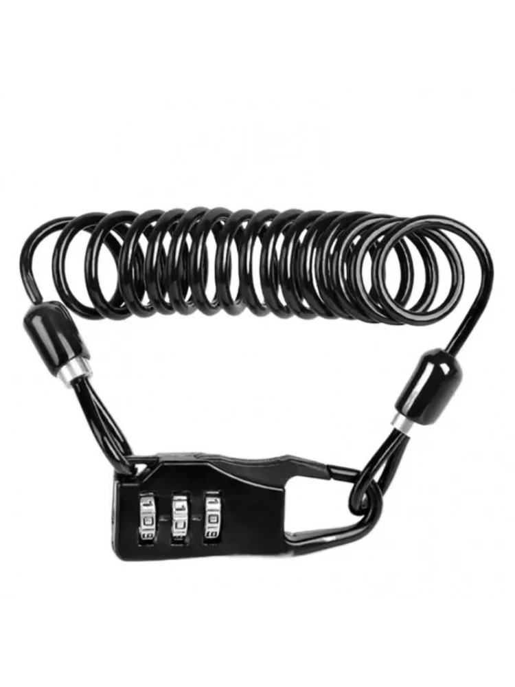 AliExpress NONE Multifunctional Helmet Password Lock Portable Security Cable Lock Anti-Theft Wire Lock for Mountain Bike Bicycle Motorcycle Elec