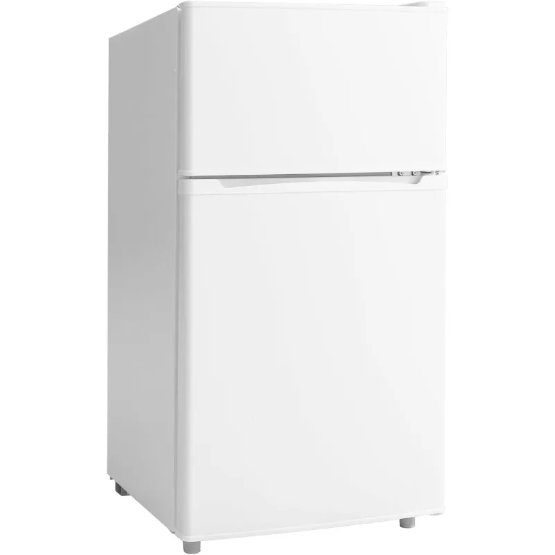 Mini réfrigérateur avec congélateur de 3,55 pi3, petit réfrigérateur avec 2 portes pour bureau, cuisine, dortoir et chambre à coucher, mini-réfrigérateur