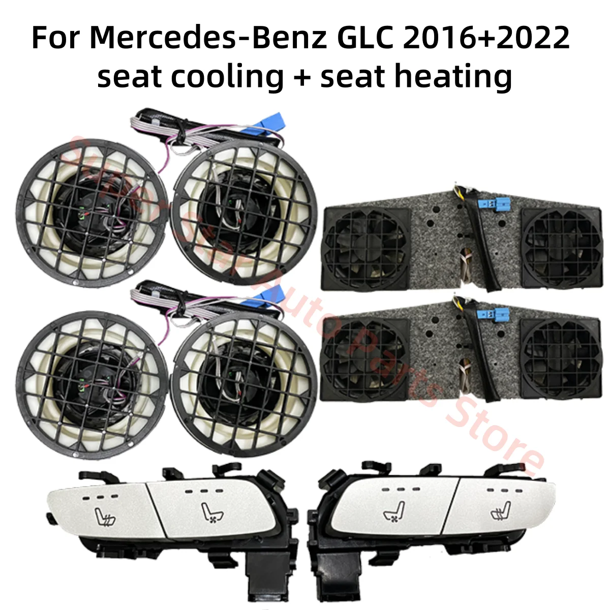 Seat Heating for Mercedes Benz GLC X253 Seat Ventilation Automobile Refit Accessories Seat Cooling Car Appliances F
