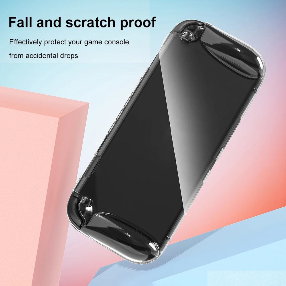 

Clear TPU Case for Nintendo for Switch 2 Protective Case Cover Anti-fall Transparent Skin Case Shockproof Protective Shell Cover