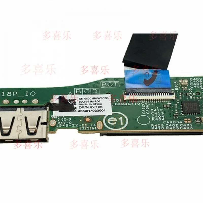 ZZMM   052CHM For DELL G3 3590 USB Board with Flat Cable Built-in SD Card Reader 052CHM