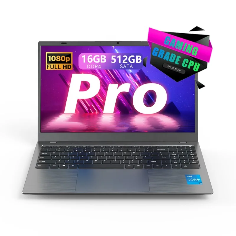 

New 1080P high definition screen i5 i7 computer 15.6 inch 16GB memory 512GB ROM ordinateur portable core i7 gaming laptop new