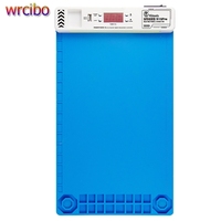 Wrcibo Intelligent Screen Heating Silicon Mat Separator With Dust Detection Light for Mobile Phone Screen Heating Repair Removal