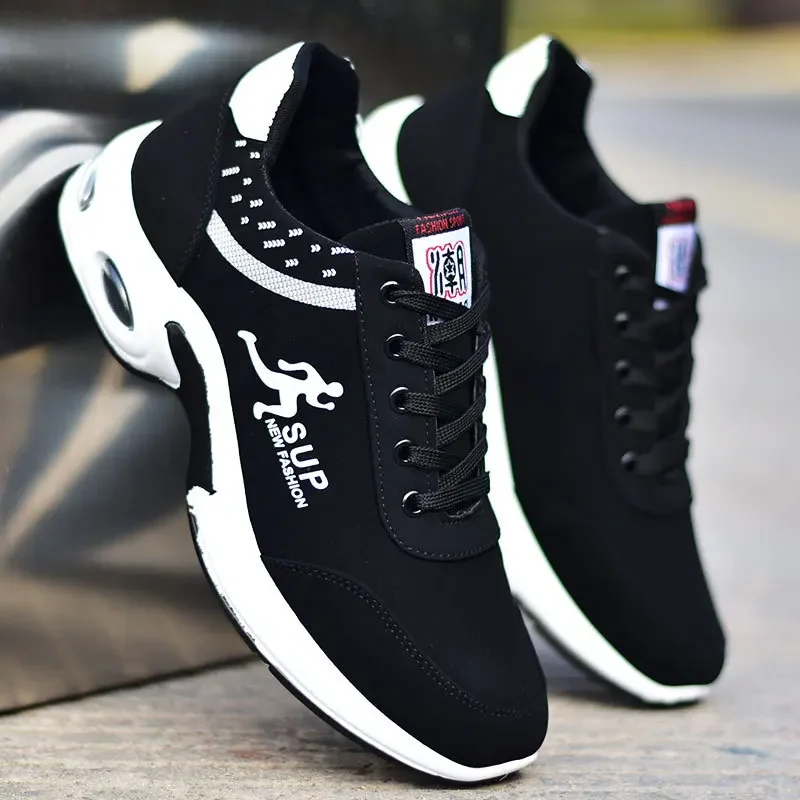 

Спортивная обувь для мужчин, модные удобные мужские кроссовки, уличная нескользящая прогулочная обувь, дышащие мужские кроссовки на шнуровке, большой размер