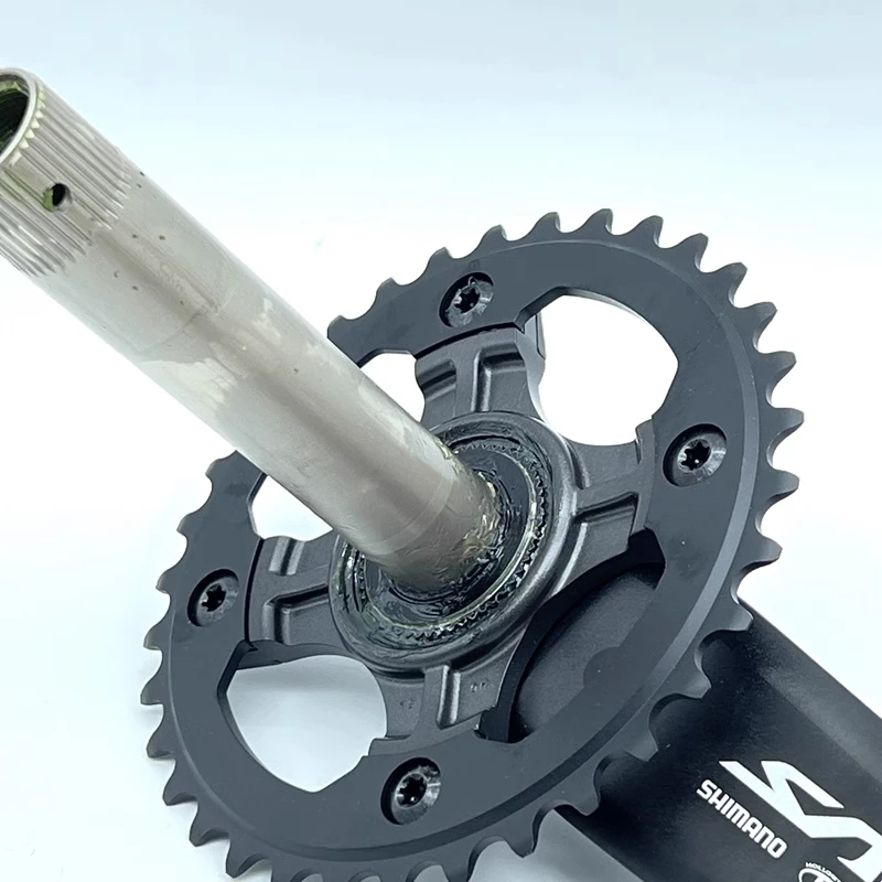 シマノ セイントFC-M820クランクセット BB MTB ダウンヒル 中古品 Shimano saint-ボトムブラケット付きチェーンキットM820,10v,34t slint