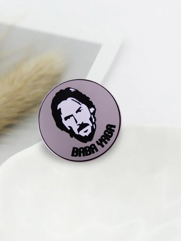 John Wick Baba Yaga Brooch American Thriller Crime Movie Inspiration Badge view 5