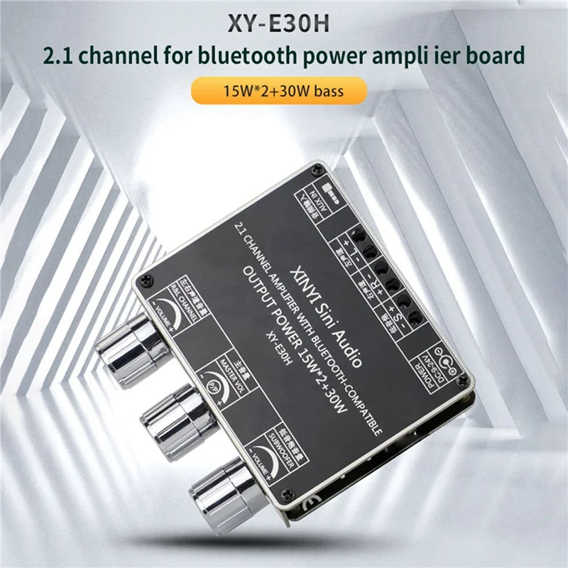 N01R-2X XY-E30H 2.1 Kanal Bluetooth Audio Power Verstärker Board Modul High Und Low Bass Subwoofer App