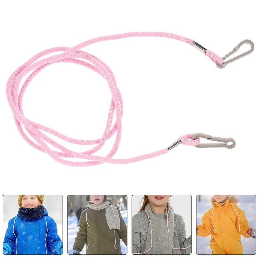 

3Pcs Nylon Glove Lanyards for Toddlers Anti-Lost Neck Hanging Mitten Clips Winter Mitten Holder Strap Portable Soft