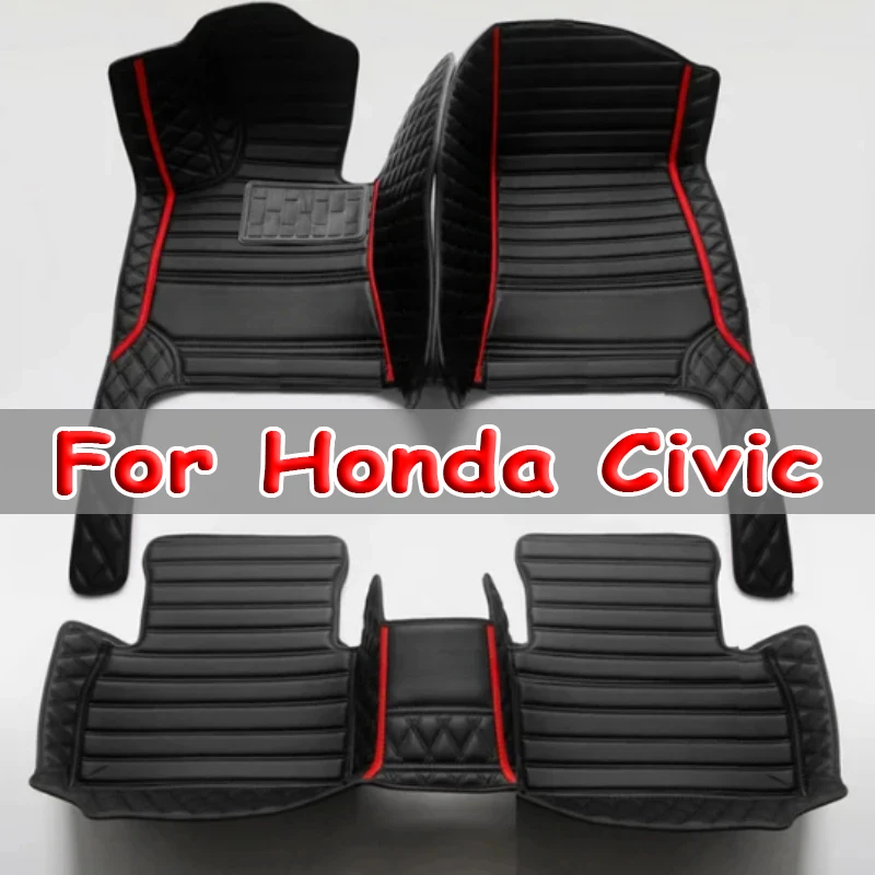 

Автомобильные коврики для Honda Civic 2022-2023, оригинальные автомобильные подкладки для ног, аксессуары для крышки автомобиля