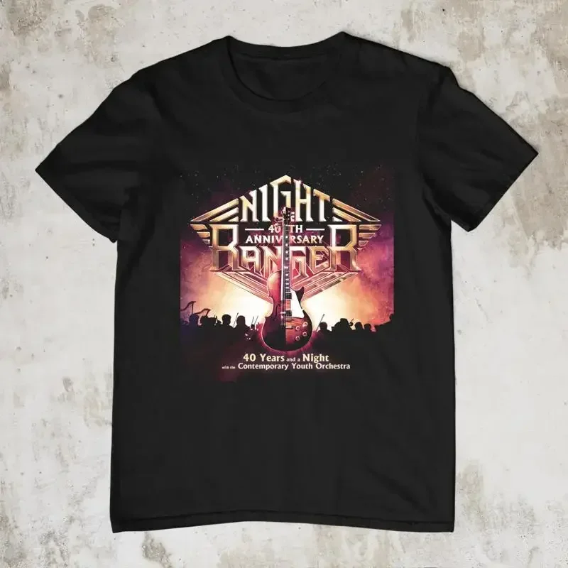 New Night Ranger 40Th Anniversary Black All Size T Shirt