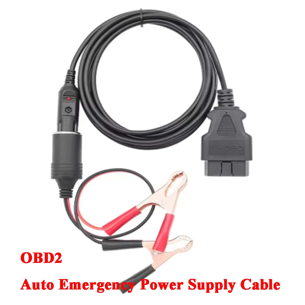 

OBD2 Auto Emergency Power Supply Cable Car ECU Memory Saver Battery Plug Universal Automotive Battery Replace Diagnostic Tools