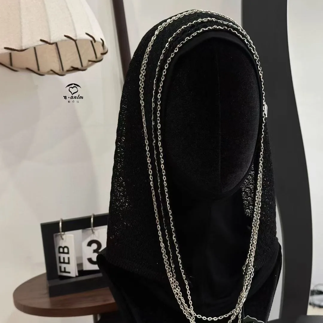 Catene Hijab pronte per donne musulmane invernali da 2 pezzi/set