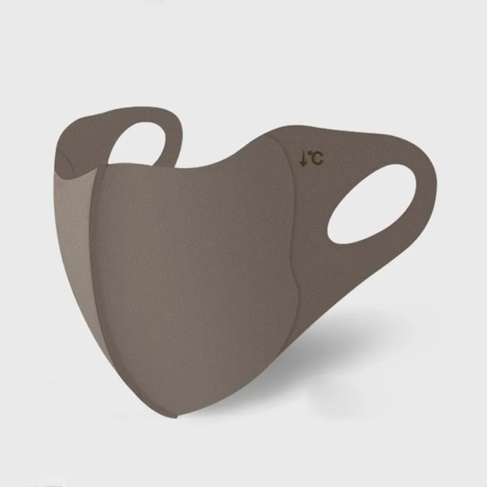 ใหม่ระบายอากาศผ้าไหมน้ําแข็งหน้ากากป้องกันรังสียูวีกันฝุ่นขี่ใบหน้าหน้ากากล้างทําความสะอาดได้ครีมกันแดดหน้ากาก U Nisex