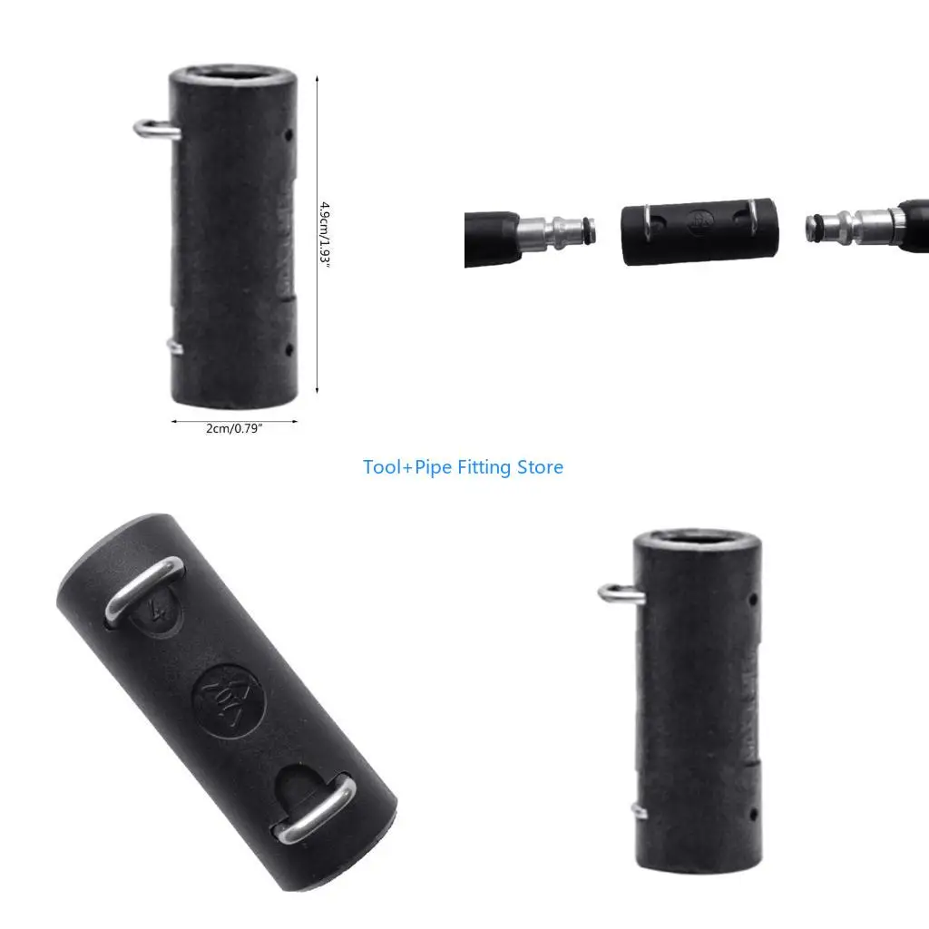 F92B Pressure Washer Hose Extension Connector Pipe Adapter Hose Connector for Pressure Washer as 2.641-721.0 Accessories