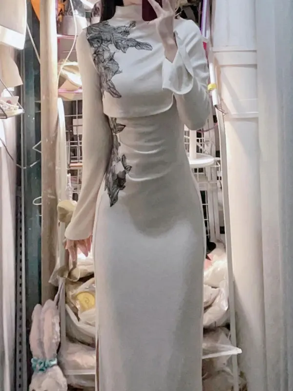 

Теплый зимний вязаный комплект из двух предметов: свитер и юбка. Высококачественный, дышащий хлопок, комфортный...