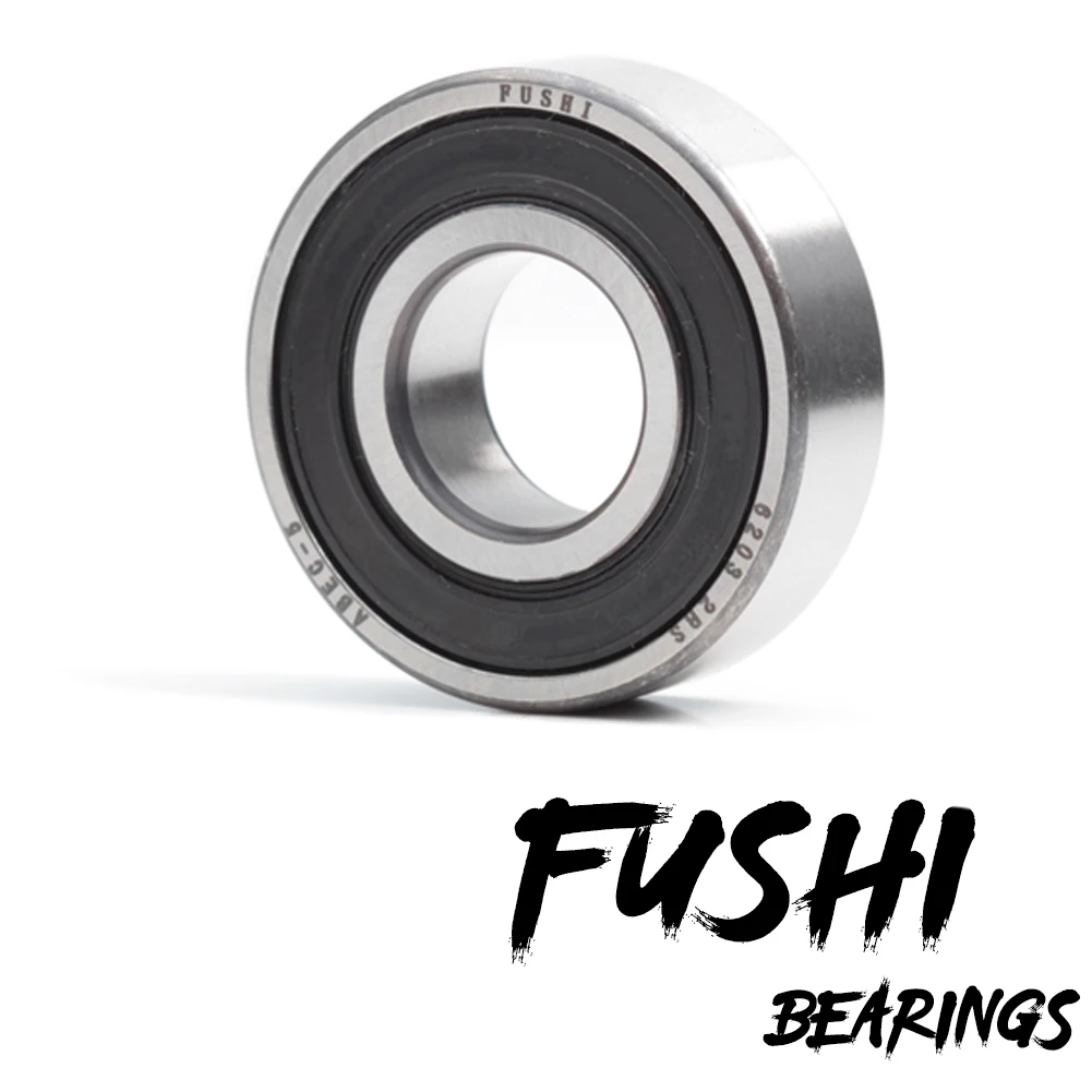 

6203-2RS Ball Bearing 17*40*12 mm 4Pcs Double Rubber Seal ABEC-5 Pre-Lubricated Ball Bearings 6203RS