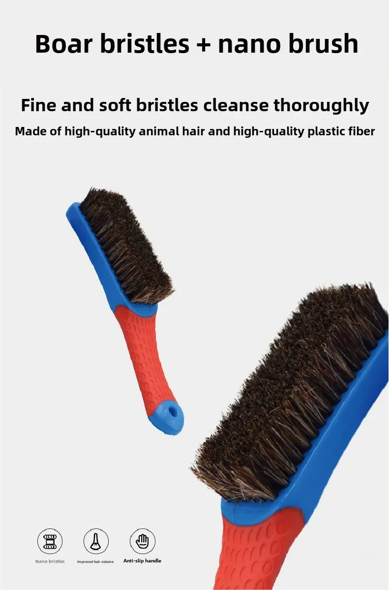 Brosse à crinière de overen PP pour intérieur de voiture, douce, dédiée au lavage, outils de beauté, fournitures de livres de toit