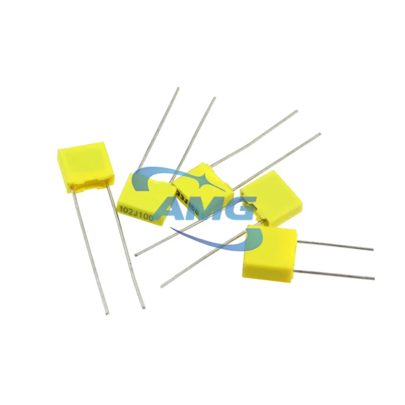 50PCS 100V 1nF ~ 470nF 100nf 220nf 10nf 47nf 22nf 1nf 0.47uf 0.1uf Correction capacitor polypropylene safety plastic film