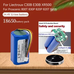 For Liectroux 18650 lithium battery 14.8V battery pack C30B E30B XR500, for Proscenic 800T 830P 820P 820T 820S Robot Vacuum Clea