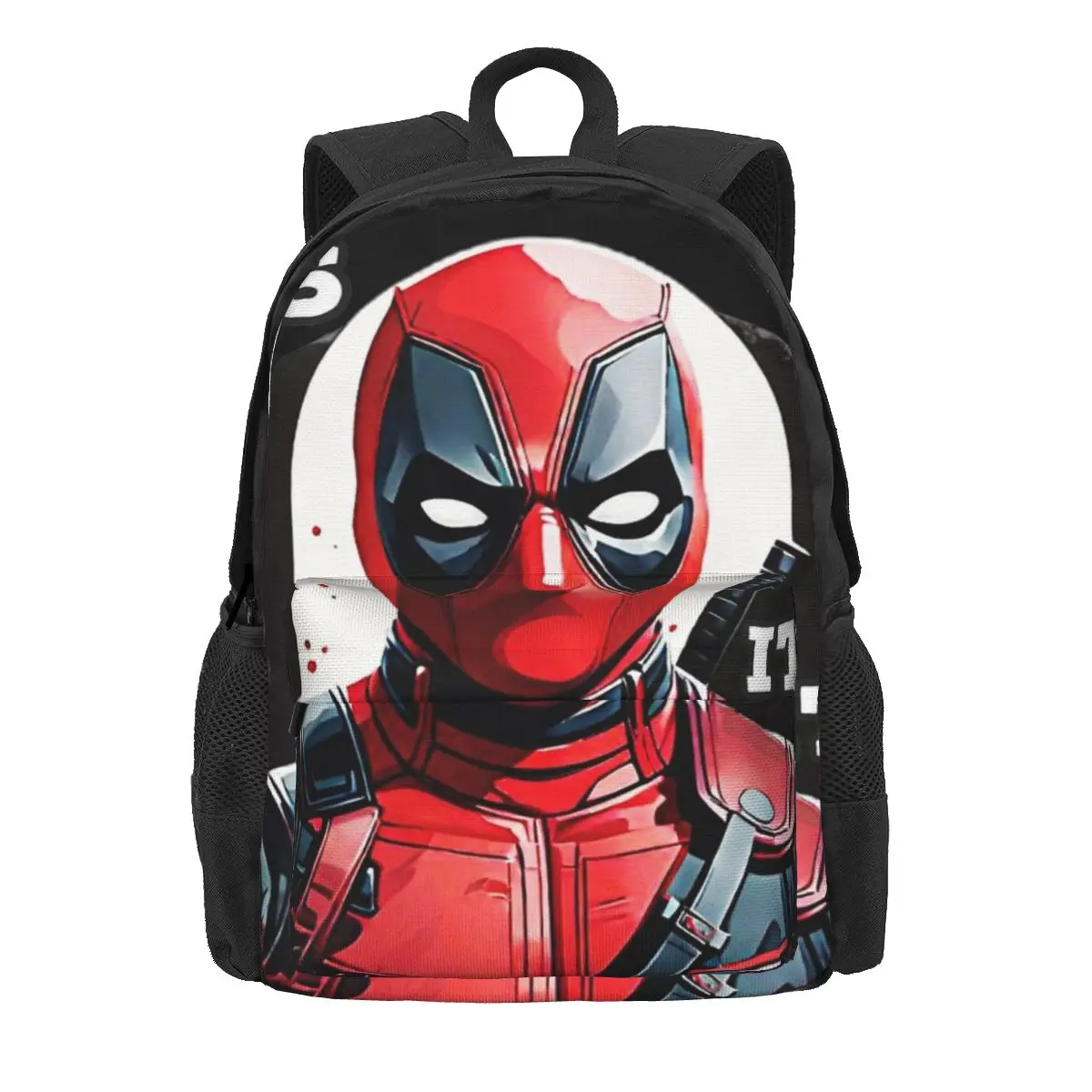 Yes It's Me-Mochila de superhéroe Deadpool para mujer, bolso escolar informal para estudiantes, Mochila para portátil, bolso de hombro grande para adolescentes