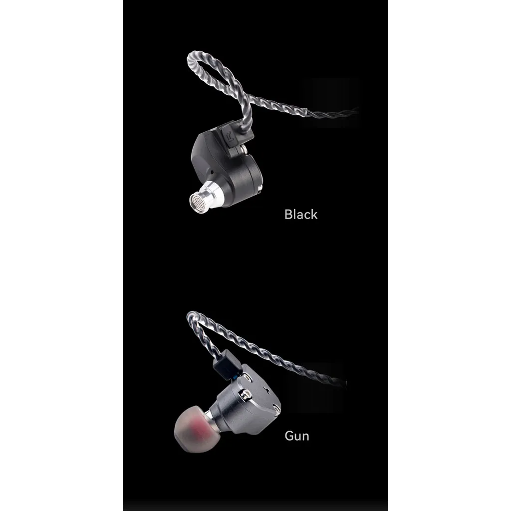 TINHIFI C2 2025 Наушники 10 мм PU + LCP Мембранный драйвер Съемный 0,78 мм 2-контактный разъем 3,5 мм/Type-C с микрофоном Спортивная игра IEM