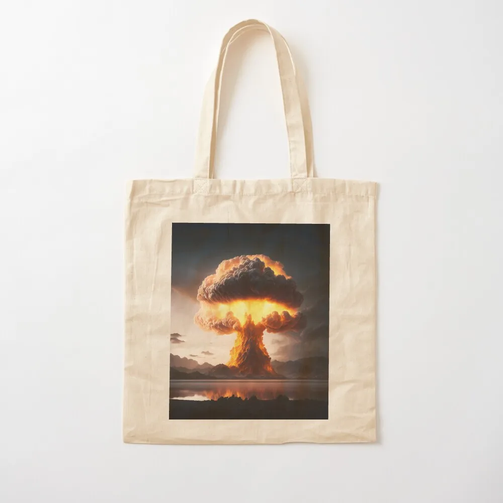 الانفجار النووي الدراماتيكي. حمل حقيبة لطيف الحقيبة حقيبة قماش حقيبة تسوق كيس صب فام أكياس دي التسوق #2