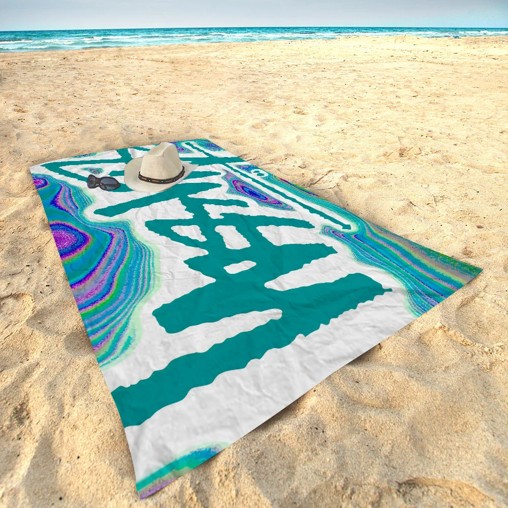 S-Stussy-Logo Towel Microfiber Beach Towel Absorbent Quick dry Soft Yoga Swimming Resort Mountain Climbing Towel