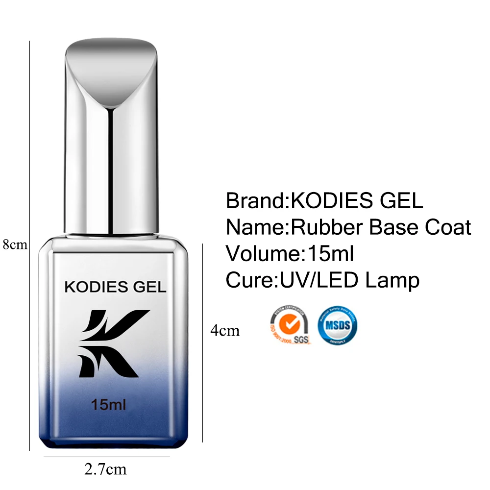 KODIES GEL Repair Top Coat smalto per unghie Gel Uv 15ML Diamond Shine rinforza Gel Top No Sticky Semi permanente High Gloss Nail Art