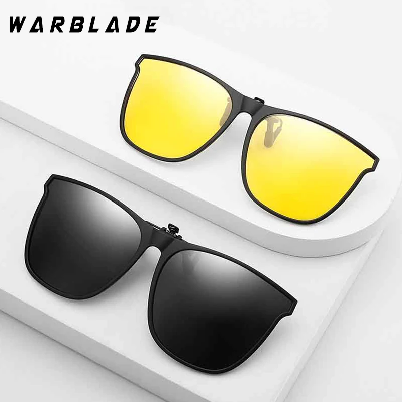 Men Polarized Clip On Sunglasses Photochromic Car Driver Goggles Night Vision Glasses Anti Glare Vintage Women Glasses Oculos