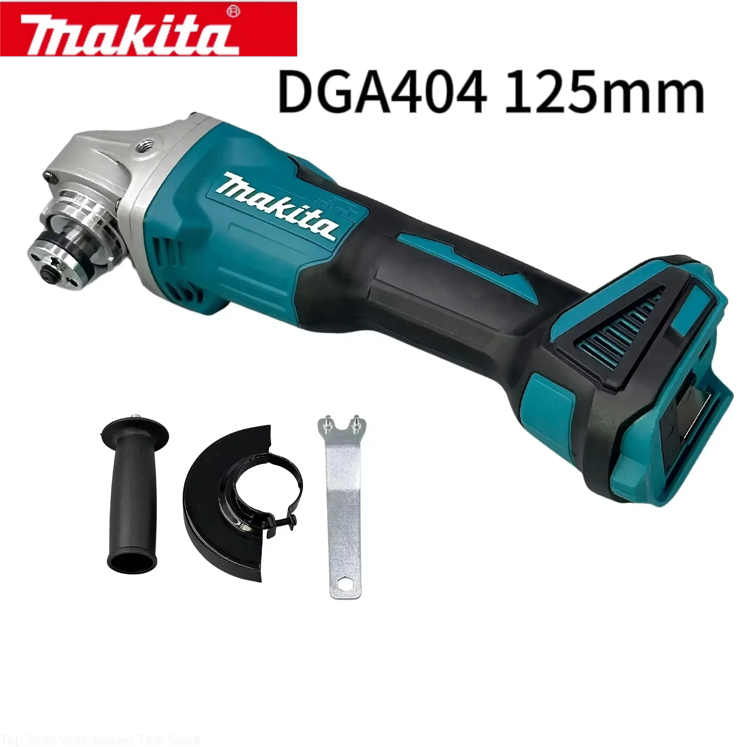100% Makita DGA404 18V Brushless Angle Grinder 125mm LXT High Torque Cordless Grinder Heavy Duty Metal Cutting Sanding Polishing