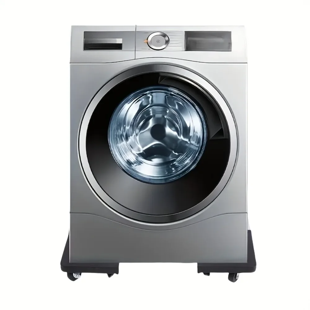 Movable Washing Machine Base Stand Universal Adjustable Pedestal Support Foot Pad Storage Rack for Front Load Washer