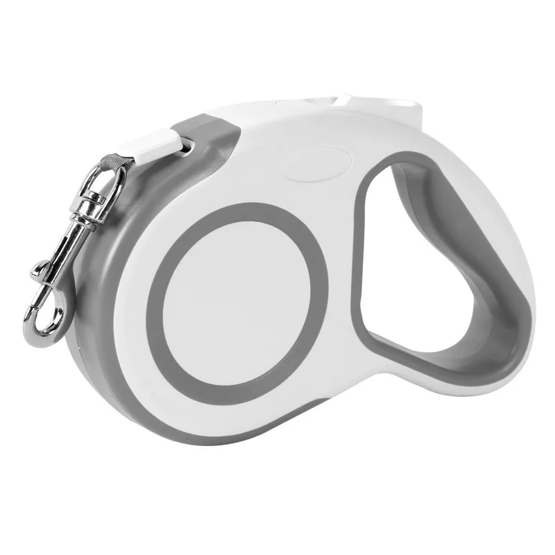 1 piece retractable pet leash plastic handle anti-escape dog leash cat outdoor leash