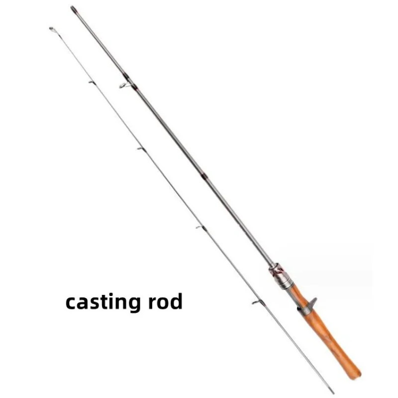 Spinning Casting Lure Fishing Rods 1.5m 1.68m 1.8m Carbon Fiber Ultralight Pole Bait WT 2-8g Line 2-7LB