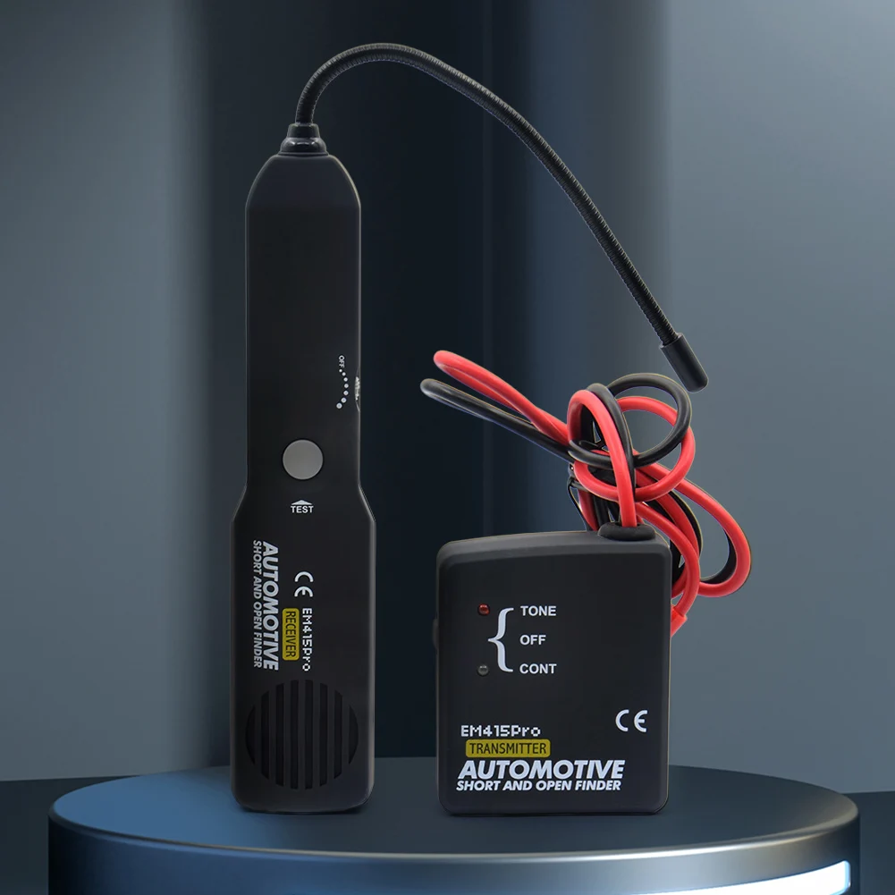 EM415PRO ماسح دائرة السيارة مع مسبار مرن 6-42 فولت سلك كابل التتبع مكتشف إنذار الصوت كابل اختبار جهاز أداة إصلاح السيارات #1