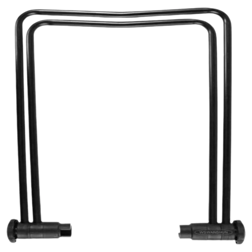 

1PCS Bike Parking Rack Rear Wheel Clamp Metal Durable Stable Quick Release Car Luggage Bicycle Accessory Black RC010