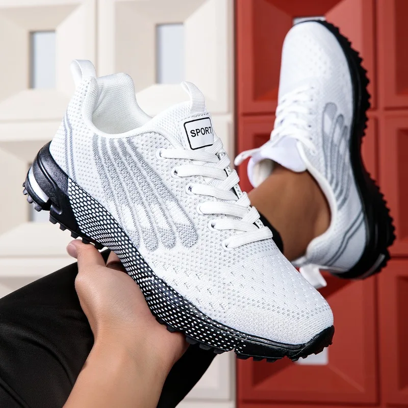 YRZL Mens Running Shoes Wear Resistant Breathable Mesh Athletic Jogging Sneakers Men Non Slip Casual Sports Shoes for Men