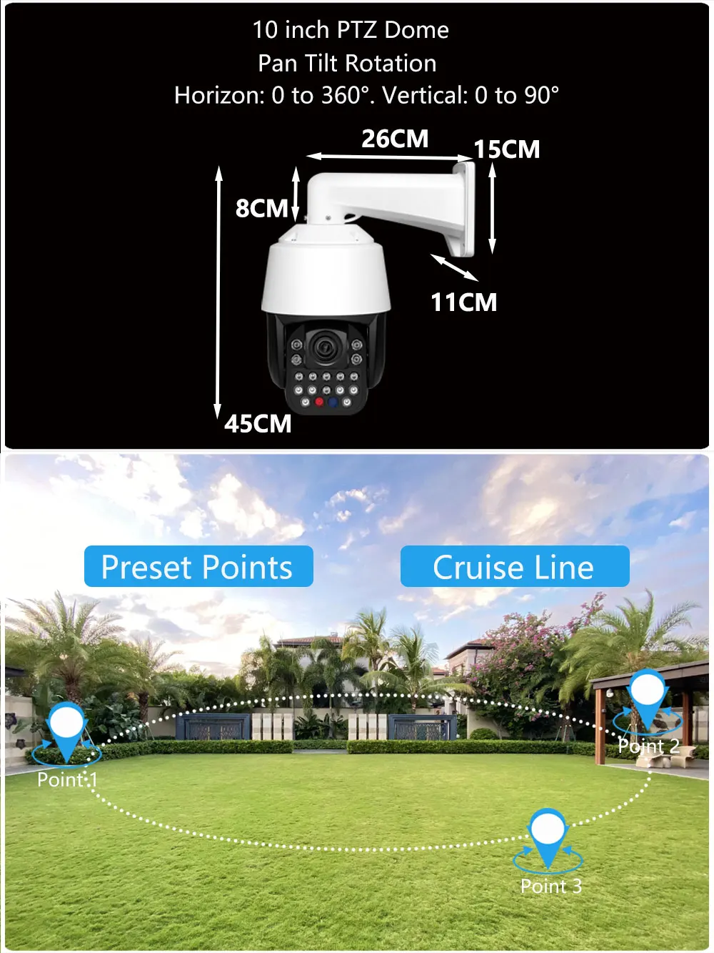3G 4G SIM Card 50X Zoom 4K 8MP Wireles Security IP Camera Wifi PTZ Dome POE Human Auto Tracking Laser LED IR 200M Two Way Audio view 4